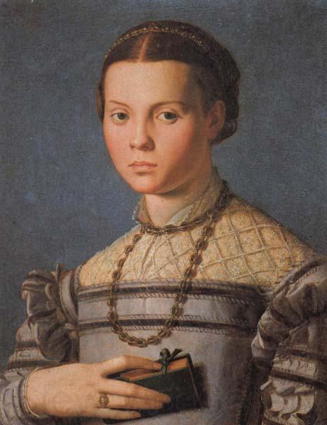 Agnolo Bronzino Portrait of a Little Gril with a Book France oil painting art